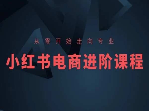 从零开始走向专业，小红书电商进阶课程-副创网