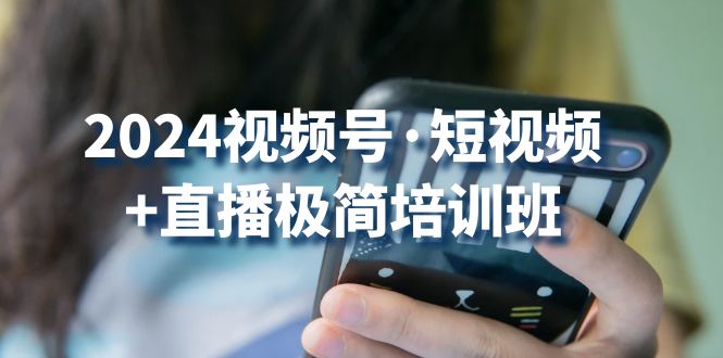 2024视频号短视频+直播极简培训班：抓住视频号风口，流量红利-副创网