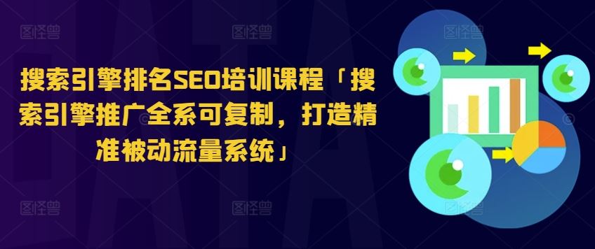 搜索引擎排名SEO培训课程「搜索引擎推广全系可复制，打造精准被动流量系统」-副创网