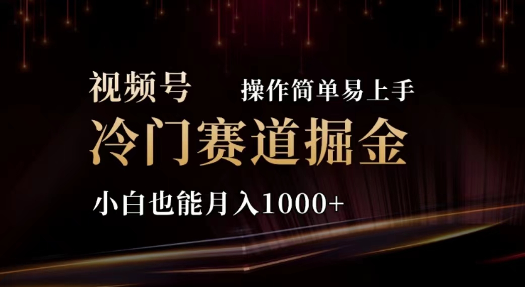 （11378期）2024视频号冷门赛道掘金，操作简单轻松上手，小白也能月入1000+-副创网