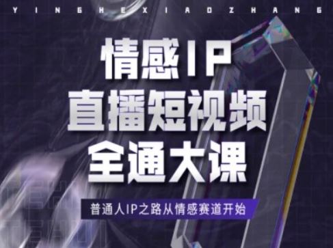 情感IP直播短视频全通大课，普通人IP之路从情感赛道开始-副创网