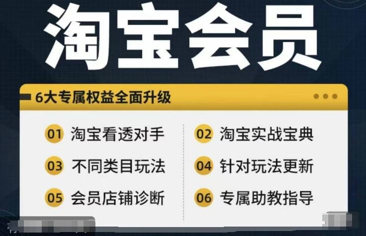 淘宝会员【淘宝所有课程，全面分析对手】，初级到高手全系实战宝典-副创网