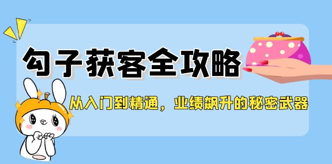 （12247期）从入门到精通，勾子获客全攻略，业绩飙升的秘密武器-副创网